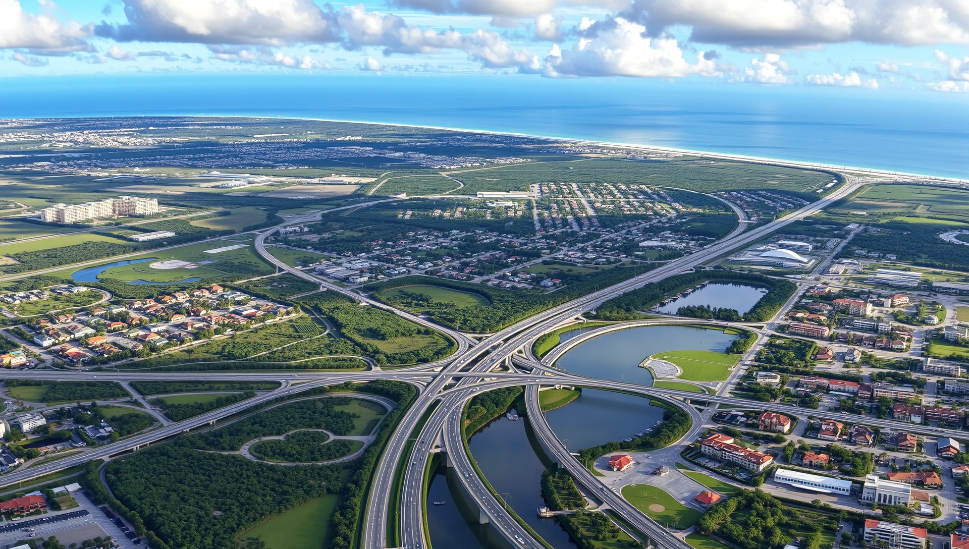 Aerial view of Palm Beach Gardens